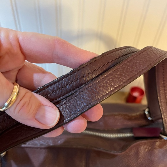 Coach Leather Carrie Tote Bag - Picture 10 of 16